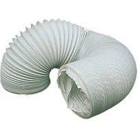 Manrose PVC Flexible Ducting Hose White 3m x 100mm (18232)