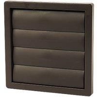 Manrose Flap Vent Brown 125 x 125mm (94320)