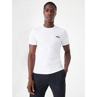 Barbour International Men's Small Logo Slim T-Shirt, White