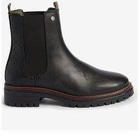 Barbour Evie Leather Chelsea Boot - Black