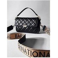 Barbour International Soho Diamond Quilted Faux Leather Cross Body Bag