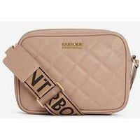 Barbour International Quilted Sloane Crossbody Bag - Beige