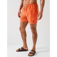Barbour Staple Logo 5' Swim Short - Bright Red