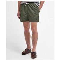 Barbour Staple Small Logo 5' Swim Shorts - Green
