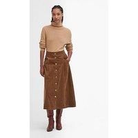 Barbour Samara Midi Skirt - Brown