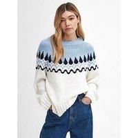 Barbour Kingsford Knitted Jumper - Cream