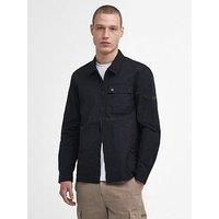 Barbour International Inline Zipped Overshirt-Black