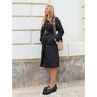 Barbour International Milla Wax Coat - Black