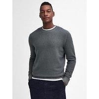 Barbour Aston Knitted Crew Knitted Jumper - Khaki