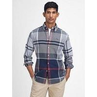 Barbour Long Sleeve Dunoon Tailored Tartan Shirt - Blue