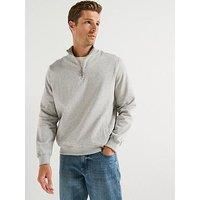 Barbour Beckhill 1/2 Zip Sweat Top- Grey