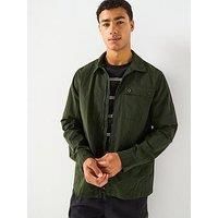 Barbour International Inline Zipped Overshirt - Dark Green