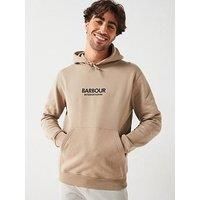 Barbour International Exclusive - Mapped Overhead Hoodie - Beige