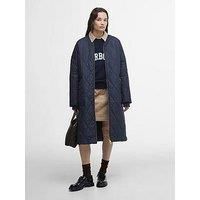 Barbour Rhea Quilted Coat - Navy