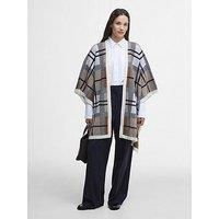 Barbour Violet Knitted Cape - Multi