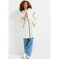 Barbour International Longline Kyra Waterproof Jacket - Beige