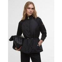 Barbour International Bintl Caprice Quilted Sweat Jacket - Black