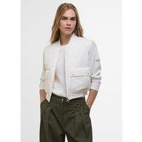 Barbour International B.Intl Emerson Quilted Sweat Jacket - White