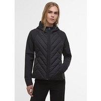 Barbour International Dakota Quilted Sweat Jacket - Black