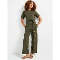 Barbour International Sierra Jumpsuit - Khaki