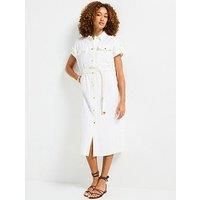 Barbour International Harlow Midi Dress - White