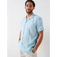 Barbour Deveron Short Sleeve Regular Fit Shirt - Light Blue