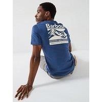 Barbour Camber Back Print Graphic T-Shirt - Dark Blue