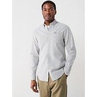 Barbour Cresswell Seersucker Tailored Fit Shirt - Navy
