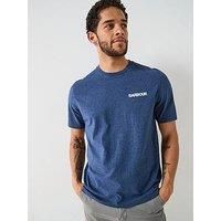 Barbour Perham Relaxed Fit Graphic T-Shirt - Dark Purple
