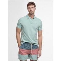 Barbour Original Sports Tailored Short Sleeve Polo Shirt - Light Green