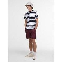 Barbour Washed Oxford Relaxed Shorts - Dark Purple