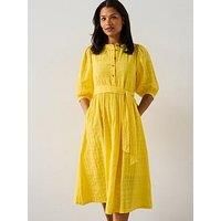 Barbour Heidi Midi Dress - Yellow