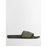 Barbour Mens Cresswell Sliders Black or Uniform Green Holiday Various Sizes