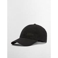 Barbour International Norton Drill Baseball Cap, Black, Adjustable Strap