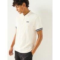 Barbour International Buxton Polo Shirt- White