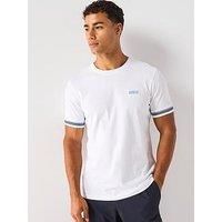 Barbour International Bruce Tipped Cuff T-Shirt - White
