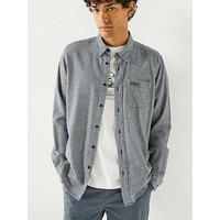 Barbour International Watson Houndstooth Shirt - Black