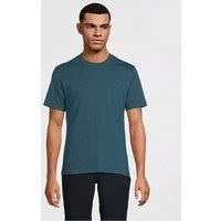 Barbour International Small Logo Short Sleeve T-Shirt- Dark Green