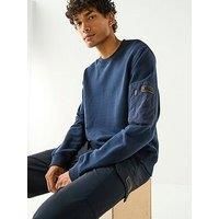 Barbour International Grip Crew Sweatshirt - Navy