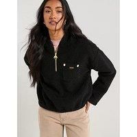 Barbour International Bintl Lola Fleece Hoodie - Black