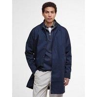 Barbour Lorden Waterproof Macintosh Mac Jacket - Navy