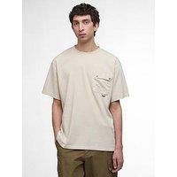 Barbour Leazes Pocket Detail T-Shirt - Off White