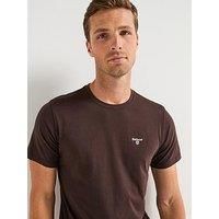 Barbour Short Sleeve Essential Sports T-Shirt- Brown