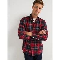 Barbour Fortrose Tailored Fit Tartan Shirt- Red