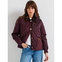 Barbour Marla Quilted Jacket - Red