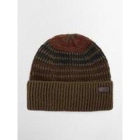 Barbour Harray Knitted Beanie Hat - Khaki