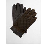 Barbour Dalegarth Leather Gloves - Brown