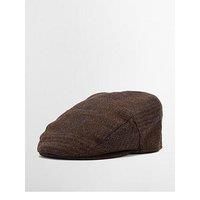 Barbour Deveron Tweed Flat Cap - Brown