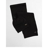 Barbour Ramside Beanie And Scarf Gift Set - Brown