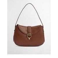 Barbour Alder Leather Sling Bag - Brown